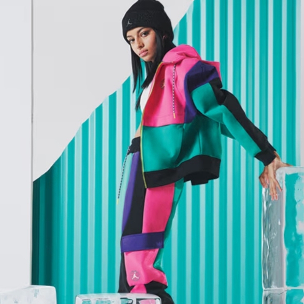 Air Jordan Winter Utility Hoodie 'Pink Green'